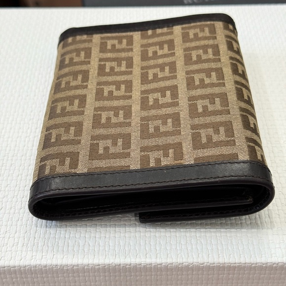 Fendi Zucca Canvas Trifold Wallet - Picture 3 of 5